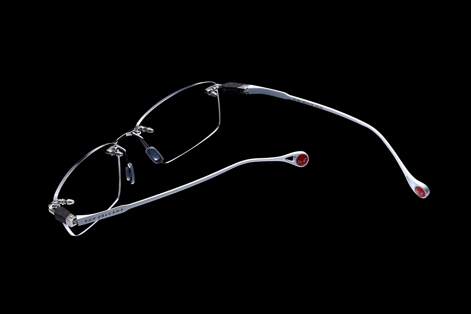 Ken Okuyama KO-308 minimal eyeglass frame from the Noble series